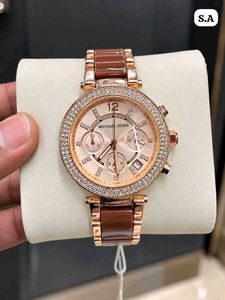 Michael Kors Pink Chronograph Watch