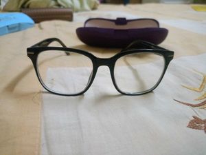 Stylish Black Eyeglasses with Case