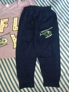 Kids Helicopter Print Pajama Set