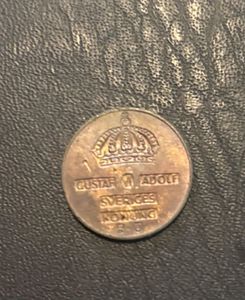 Copper Coin Swedish 2 ore coins