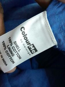 Blue Overcoat Style Dress For Women's