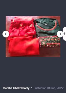 Embroidery  Kurta Set