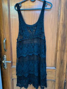 Beach Coverup Crotchet Dress