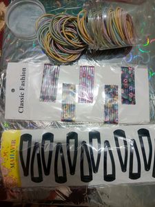 Clips, Band And Hair Pin