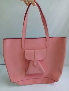DressBerry Peach Coloured Tote Bag