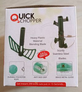 1000 ML Compact 2 in 1 Chopper with 6 Blades effor