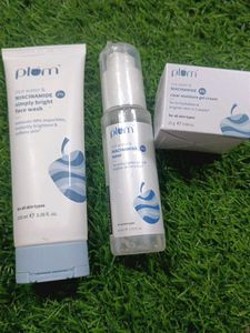 Plum Rice Water & Niacinamide Skincare Set