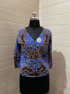 Aesthetic Imported Pintresty🌸 Patterned Cardigan