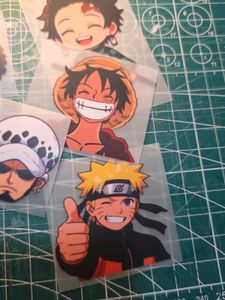 Anime Character Iron-On Stickers Set of 6