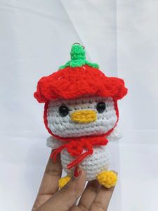 Crochet Duck Keychain🦆
