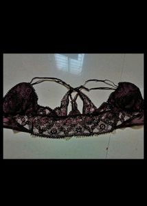 Burgundy Lace Bralette + free delivery