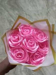 Pink Rose Bouquet Artificial Flowers