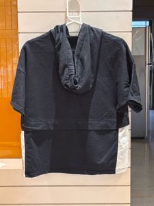 Short Sleeve Hoodie Top