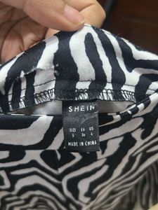 Zebra Print Flare Pants