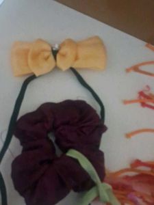 Cute Hair Bow &amp; Scrunchie Set 2