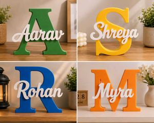 3D Printed Personalized Name Letter