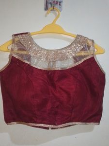 Ready Made Partywear Silk Blouse
