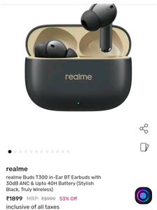 Realme Buds T300 - Wireless Earbuds Refurbished