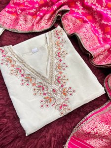 Embroidered Kurta Set