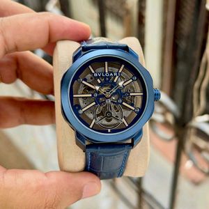 BVLGARI OCTO – SKELETON BLUE LUXURY WITH BOLD ITAL