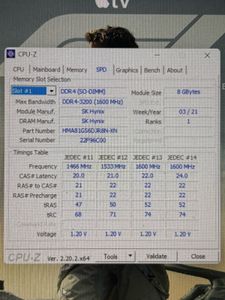 SK Hynix 8GB DDR4 RAM 3200Mhz