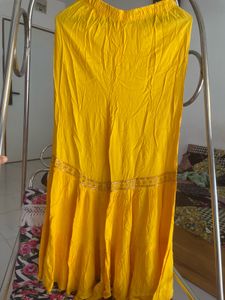 Yellow Sharara Set