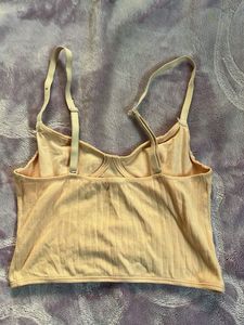 Peach Crop Top
