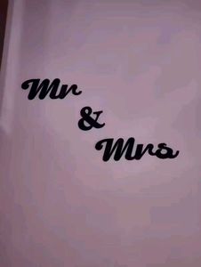 Mr. &amp; Mrs.  Elite Wall Decor &amp; Hangings