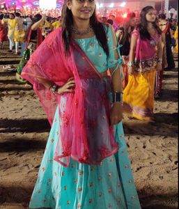 Stunning Blue Lehenga Choli