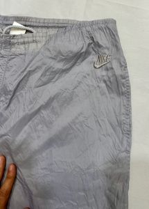 Original Vintage Nike Grey Track Pants |Zip Ankle