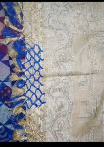 Embroidered saree