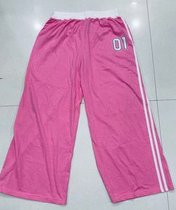 Pink Wide Leg Lounge Pants