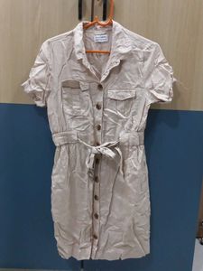 Utility Style Button-Down Dress
