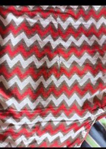 Boho Zigzag Print Blouse