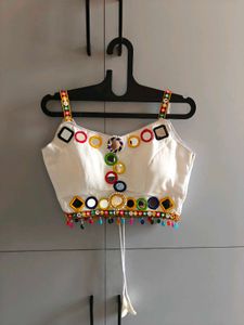 Embroidered Mirror Work Blouse