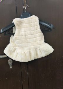 Cute Faux Fur Baby Vest