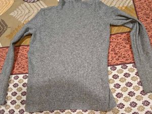 Cozy Grey Turtleneck Sweater