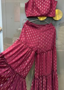 BURGUNDY FESTIVE CO-ORD SET