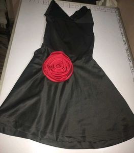 🪅Chic Black Fit &amp; Flare Dress