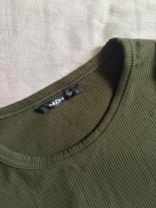 Green Crop Top – Size L from westside