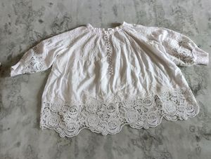 Korean White Top Bust 54 Plus Size
