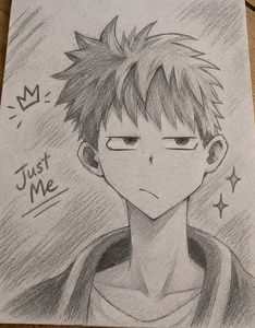 Hand-Drawn Anime Sketch