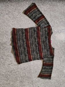 Striped Bell Sleeve Top