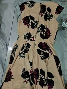 Floral Print A-Line Dress