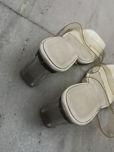 Clear Heel Mules - Stylish &amp; Trendy