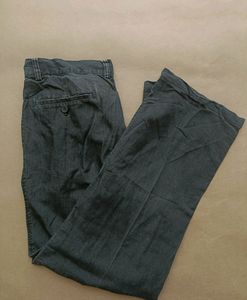 Acid Wash Light Denim Pants