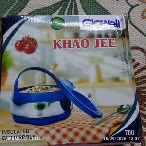Blue Portable Food Container