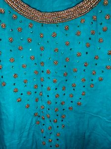 Beautiful Kurti With Beads Nd Stone