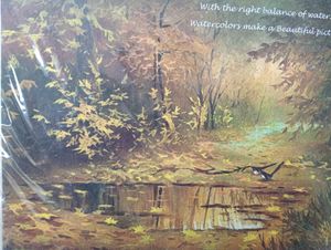 new 99Framed Watercolor Print - Beautiful Autumn S