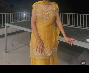 Elegant Yellow Kurta Set with Dupatta